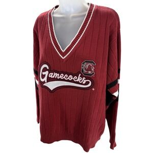 WEAR Erin Andrews South Carolina Gamecocks Embroidered Knit Sweater XL MSRP 99